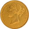 Image 1 : Extremely Rare Gold One Mohur Coin of Victoria Queen of Calcutta Mint of 1841.