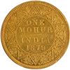 Image 1 : Extremely Rare Gold One Mohur Coin of Victoria Empress of Calcutta Mint of 1879.
