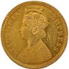 Image 2 : Extremely Rare Gold One Mohur Coin of Victoria Empress of Calcutta Mint of 1879.