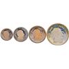Image 1 : Broken Proof Set Coins of Indira Gandhi of Bombay Mint of 1984.