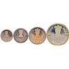 Image 2 : Broken Proof Set Coins of Indira Gandhi of Bombay Mint of 1984.