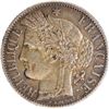 Image 1 : Silver One Francs Coin of Third Republic of France of 1872.