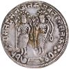 Image 2 : Silver Ramatanka Token of Mid 19th Century with Lord Ram, Sita & Hanuman.