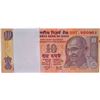 Image 1 : Ten Rupees Banknotes Bundle Signed by Y V Reddy of Republic India of 2008.