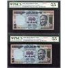 Image 2 : Reverse Blank or Uniface Error One Hundred Rupees Banknotes Signed by Bimal Jalan of Republic India.