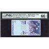 Image 1 : PMG Graded 66 Gem Uncirculated EPQ One Ringgit Banknote Signed by Z A Aziz of Malaysia of 2000.