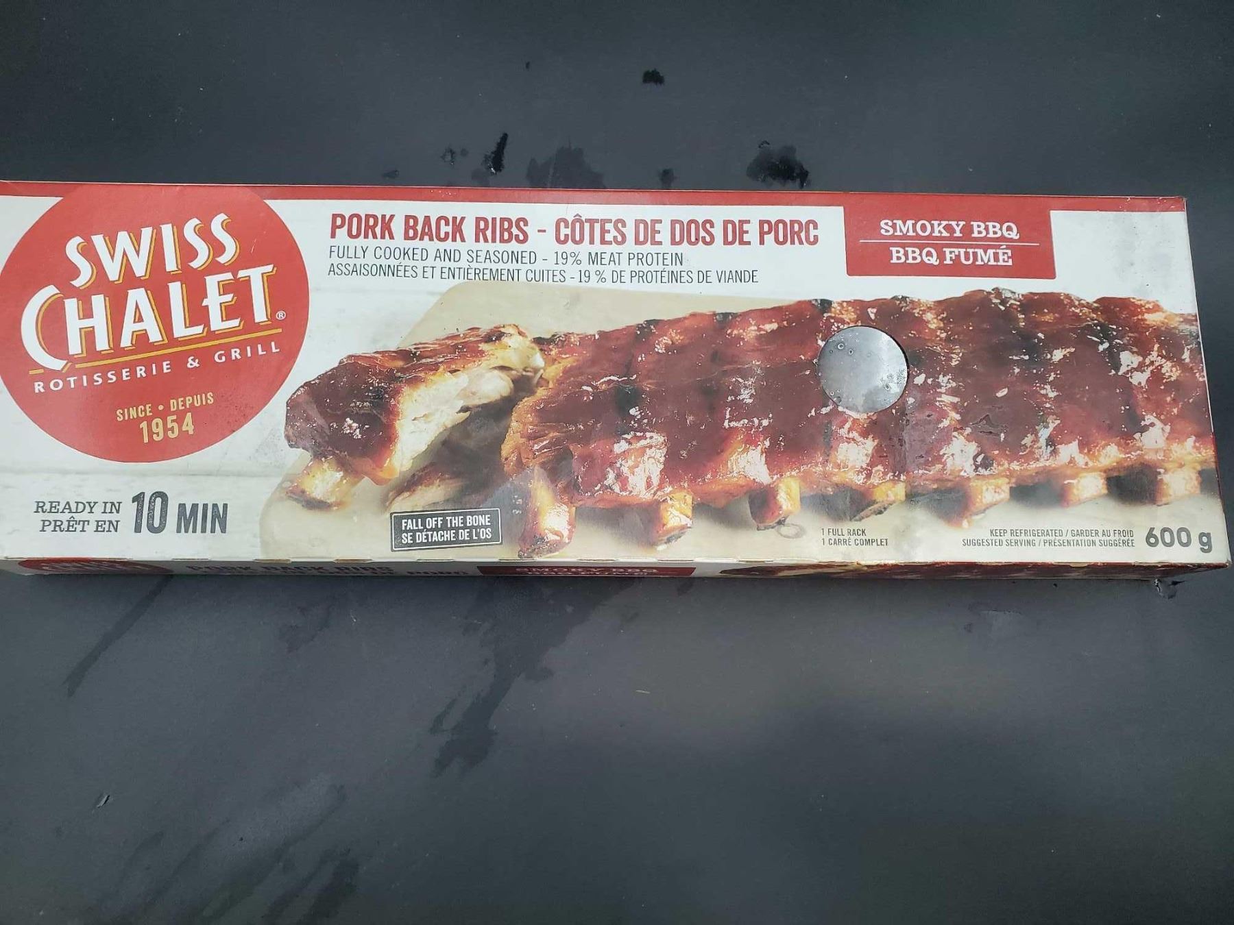 Swiss Chalet Pork Back Ribs-Smoky BBQ (600g)