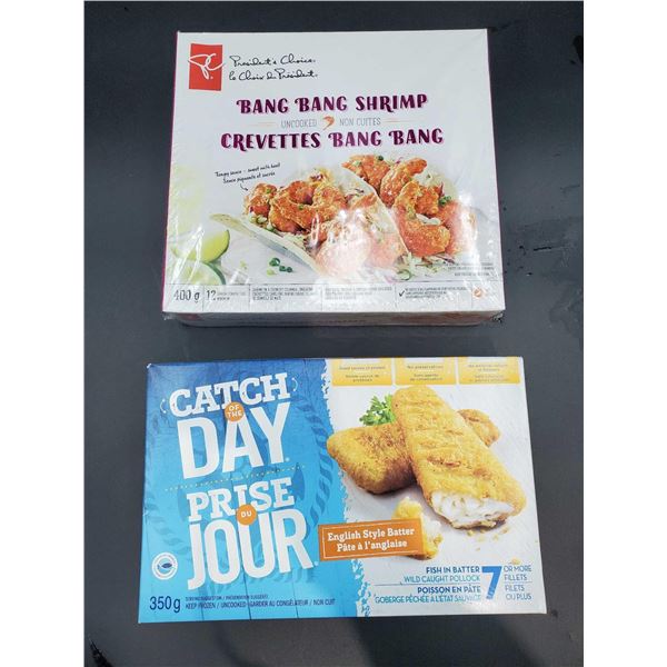 Bang Bang Shrimp and Battered Pollock