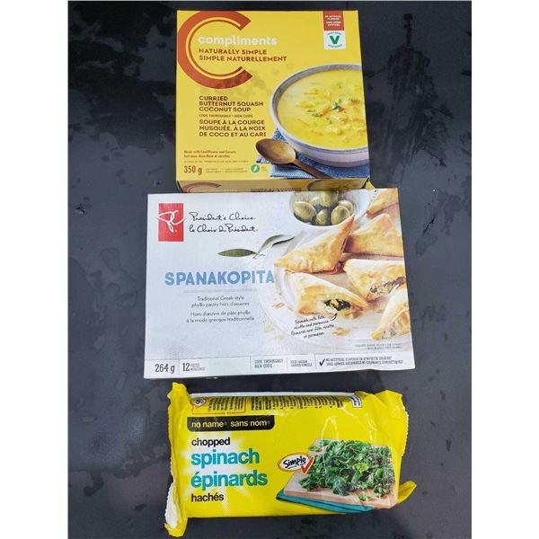 Lot of Assorted Frozen Foods