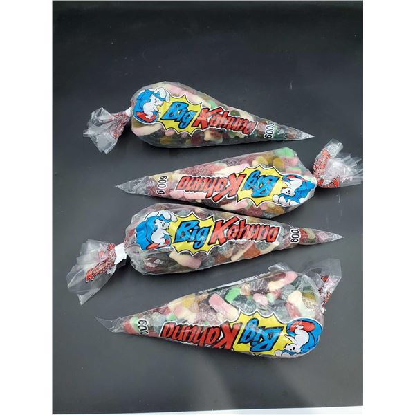 Big Kahuna Gummy Candy Cones (4 x 600g)