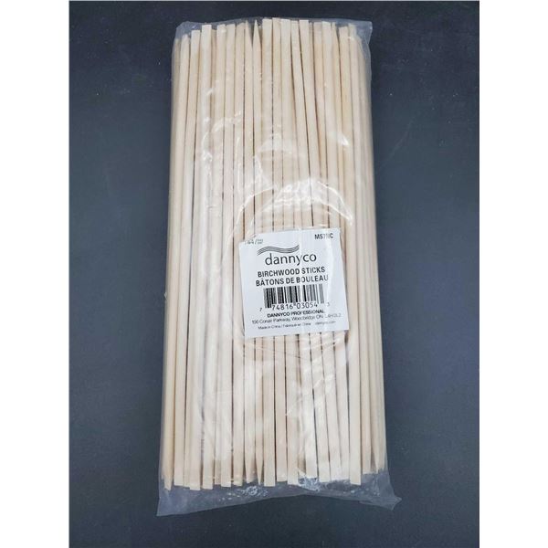 Dannyco Birchwood Sticks Cuticle Pushers (144ct)