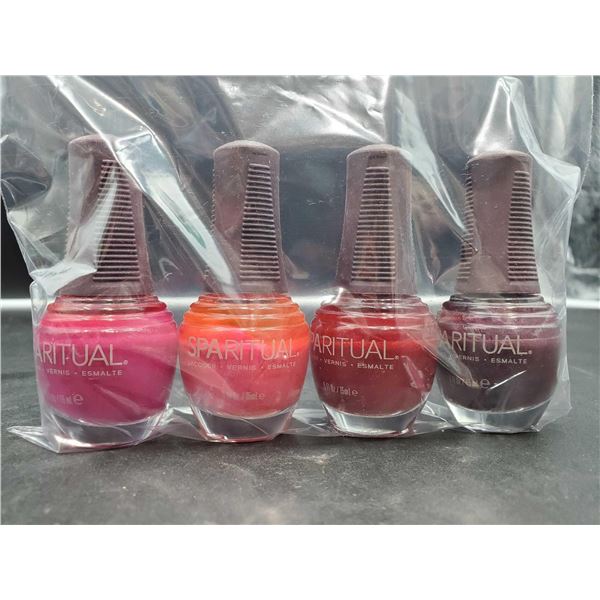 Spa Ritual Gold Step 1 Flexible Colour Nail Polish (4 x 15ml)