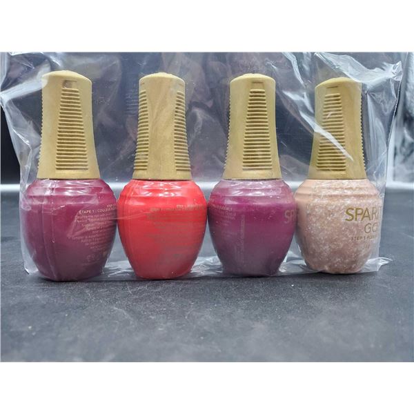 Spa Ritual Gold Step 1 Flexible Colour Nail Polish (4 x 15ml)