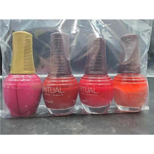 Spa Ritual Gold Step 1 Flexible Colour Nail Polish (4 x 15ml)
