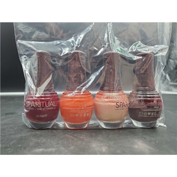 Spa Ritual Gold Step 1 Flexible Colour Nail Polish (4 x 15ml)