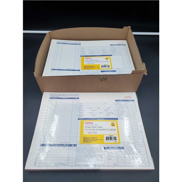Staples Garage Repair Orders (4 x 50)