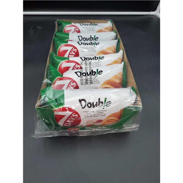7 Days Double Croissant with Vanilla and Strawberry Fillings (6 x 75g)
