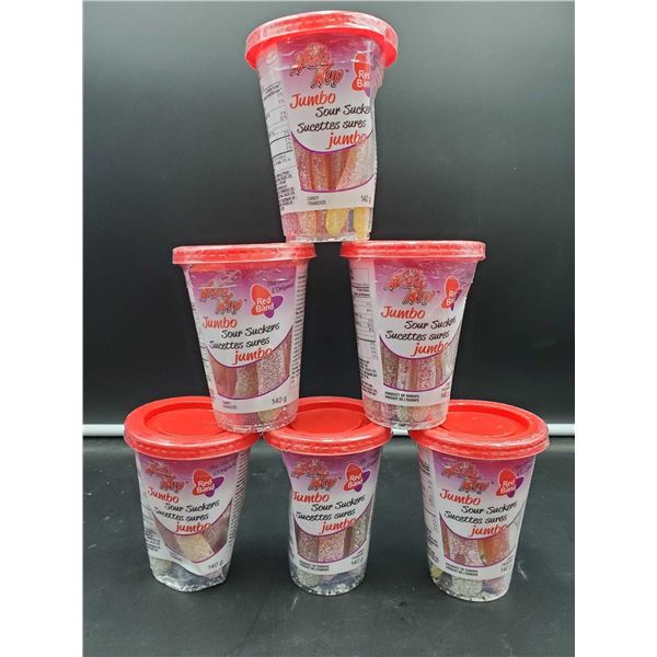 Jumbo Sour Suckers (6 x 140g)