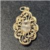 Image 1 : 14K Yellow Gold Amazing Rare Color Changing Sultanite (Turkish Diaspore)(0.8ct) Pendant (~weight 1.1