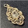 Image 2 : 14K Yellow Gold Amazing Rare Color Changing Sultanite (Turkish Diaspore)(0.8ct) Pendant (~weight 1.1