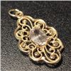 Image 3 : 14K Yellow Gold Amazing Rare Color Changing Sultanite (Turkish Diaspore)(0.8ct) Pendant (~weight 1.1