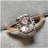 Image 2 : Silver Morganite Ring, Suggested Retail Value $240