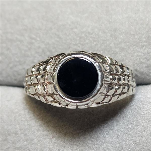 Silver Black Onyx Ring, Suggested Retail Value $160