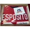 Image 3 : NEW collector item: Tony Esposito Chicago Blackhawks Autographed Jersey with certificate of authenti