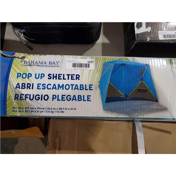 Bahama Bay Pop Up Shelter - OPEN BOX ITEM- UNTESTED