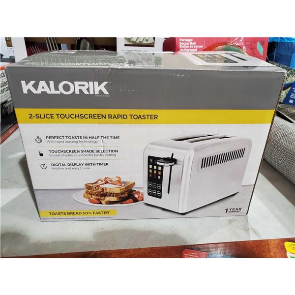 NEW Kalorik 2 Slice touchscreen toaster