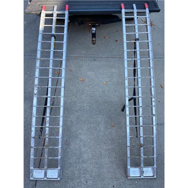 Set of aluminum Curved ATV Ramps