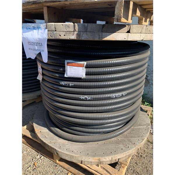 Full Spool of ACWU90 250/3aL -3 wire aluminum coated wire - 186 meters