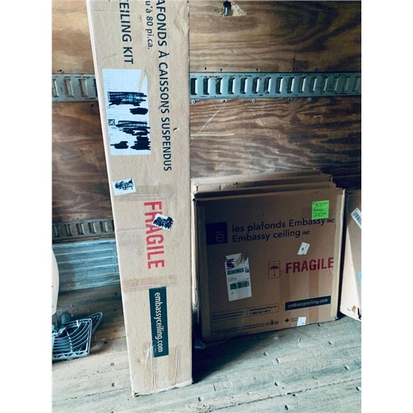 Embassy Suspended Ceiling Kit approx 160sq ft includes 7 boxes
