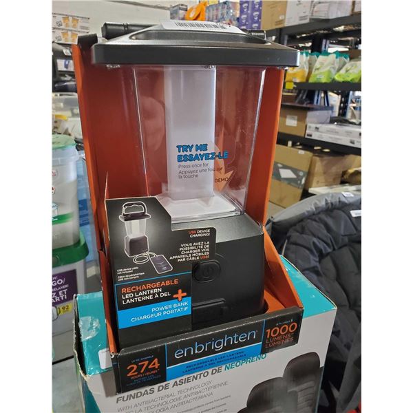 NEW enbrighten 1000 Lumen rechargable lantern