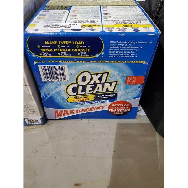 Oxi Clean max efficieny detergent