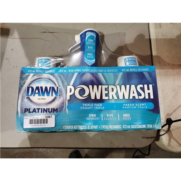Dawn Powerwash triple pack platinum