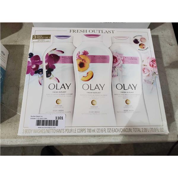 Olay Fresh Outlast body wash set of 3 x 700ml