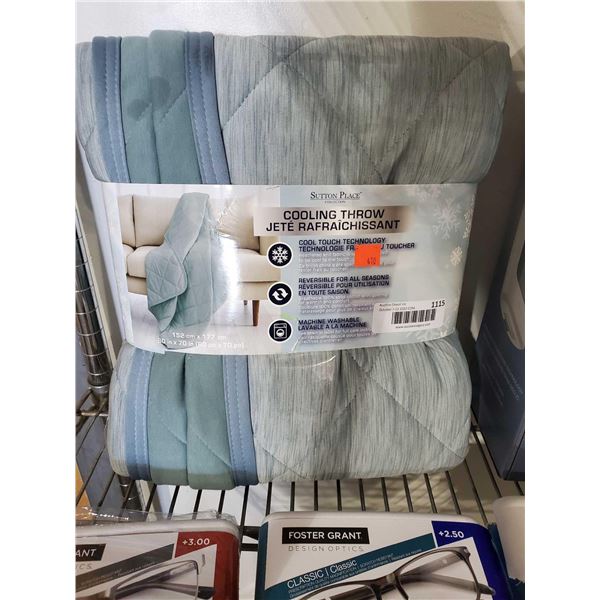 Sutton Place cooling Throw blanket 60 x 70 inch