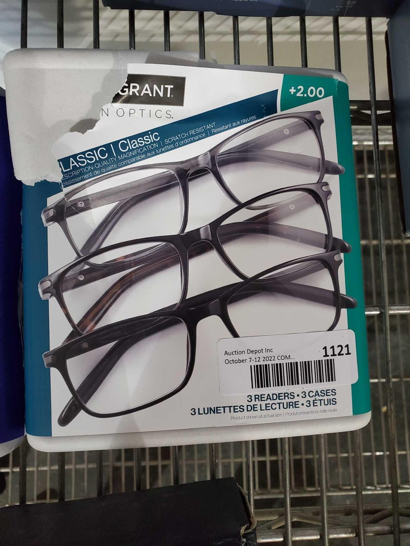 Foster Grant Design Optics 3 Pack Reader Glasses 2 00