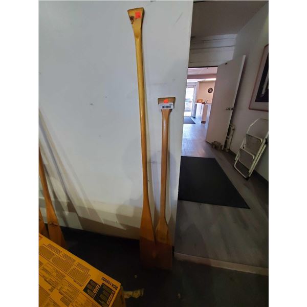 Lot of 2 Wood Vintage Paddles