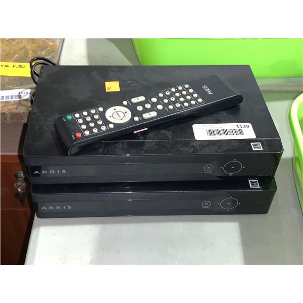 Lot of 2 Arris Cable Boxes