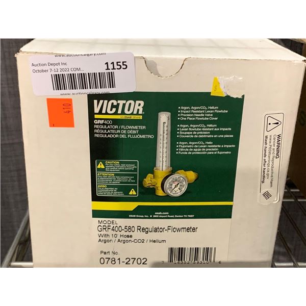 Victor Model GRF400 Regulator Flowmeter new in box