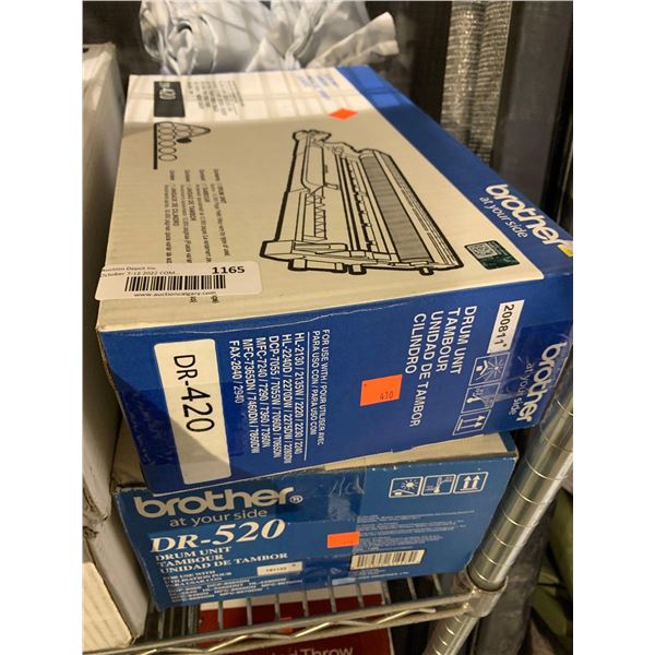 Lot of 2 Brother Drum Units Dr420 & Dr 520