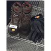 Image 1 : Cat ladies work Boots size 5 1/2 and work gloves