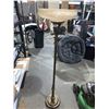 Image 1 : Antique pole Lamp with Glass Shade