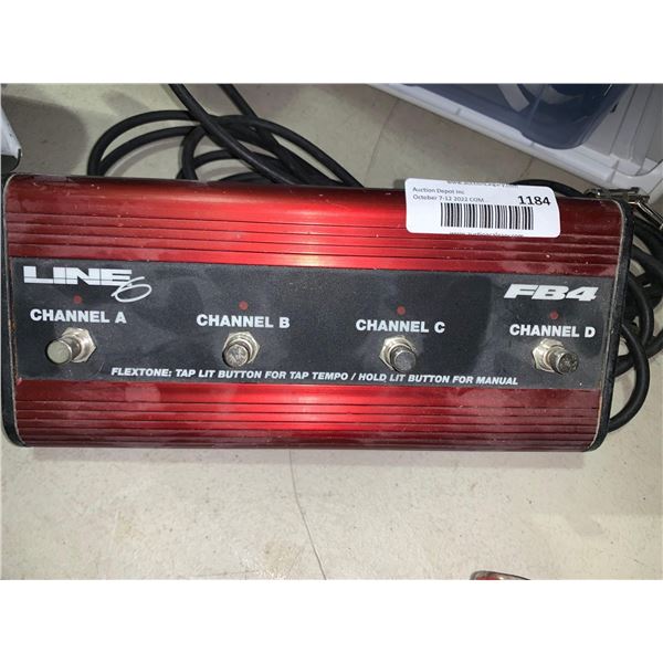 Line 6 4 channel Guitar Pedal