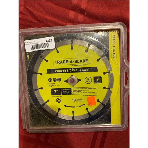 Norske 7 Inch concrete and stone blade