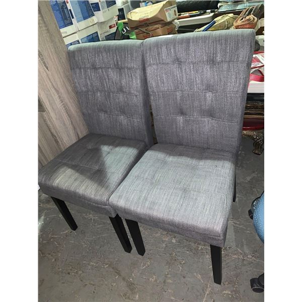 Set of 2 New floor model side chairs