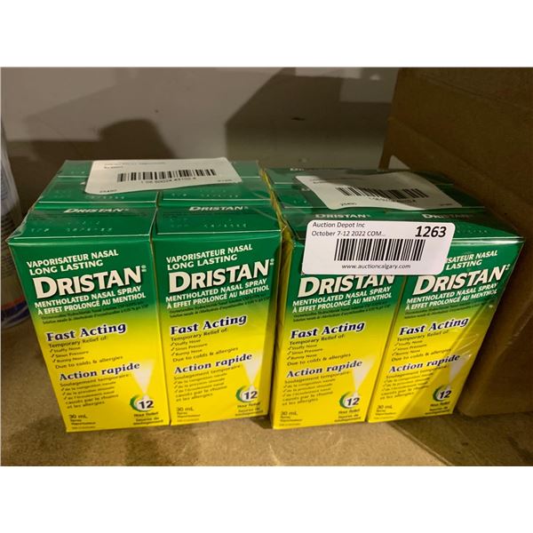 Dristan Nasal Spray case lot of 12 x 30ml