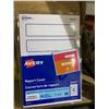 Image 1 : Avery Report Labels Case lot of 12 x 15